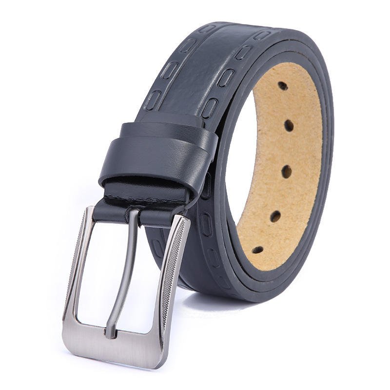Fashion Men Belt Leather Belt Coat Wholesale Cover Cotton Metal Oem Customized Buckle