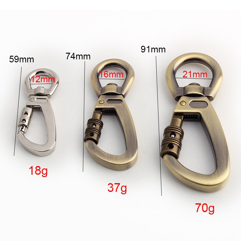 Tight Strong Dog Metal Buckle Lock Clasp Safe Lobster Claws Hooks Custom Thick Dog Swivel Snap Hook