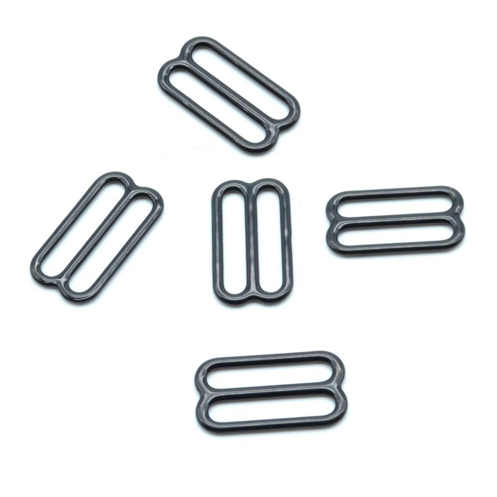 Adjustable Buckle For Webbing Nylon Coated Adjusters Use For Accessories Of Underwear