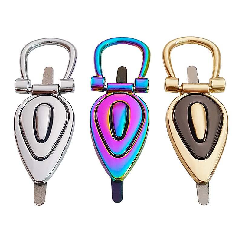 Custom Metal Connection Buckle Rainbow Colored Strap Connection Ring Metal Buckle For Bag Hardware Accessories