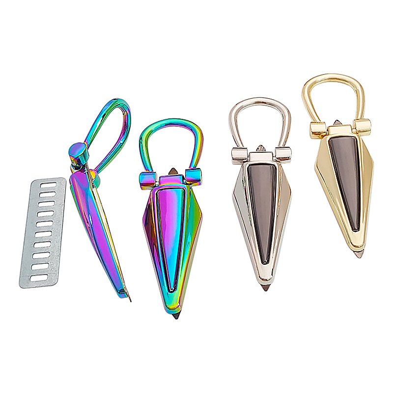 Custom Metal Connection Buckle Rainbow Colored Strap Connection Ring Metal Buckle For Bag Hardware Accessories