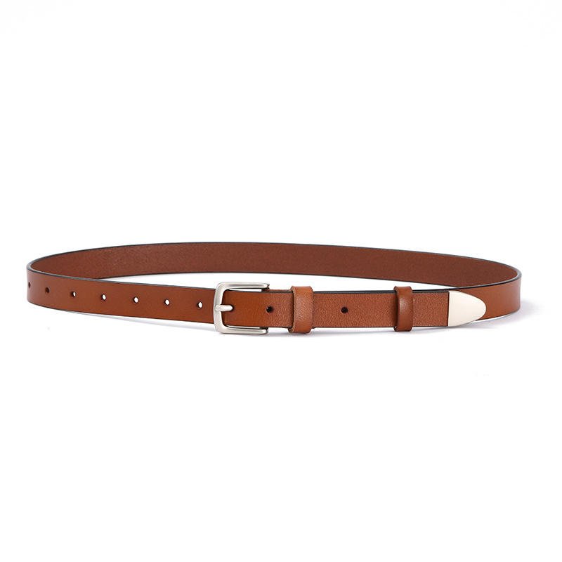 High Quality Luxury Leather Ladies Waist Belt Double Buckle Retro Carved Belt Men And Women Designer Belts