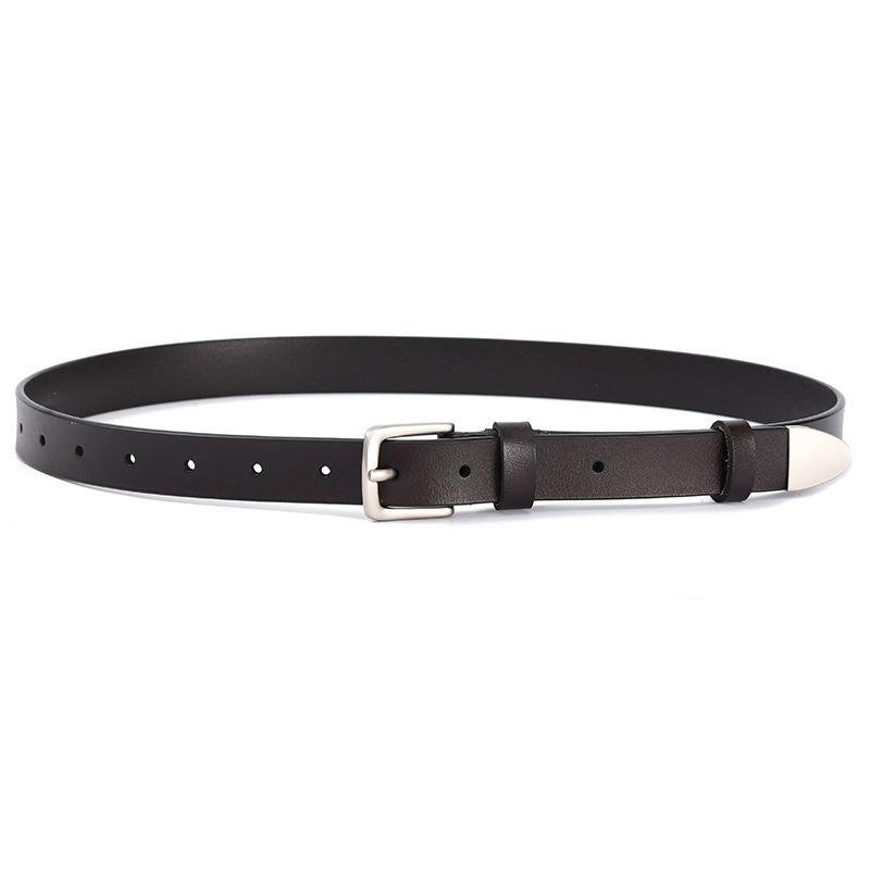 High Quality Luxury Leather Ladies Waist Belt Double Buckle Retro Carved Belt Men And Women Designer Belts