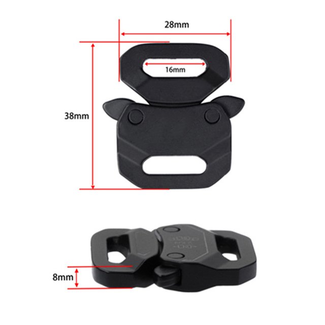 Factory custom 5/8 inches Metal Quick Release Buckle adjustable Zinc Alloy Heavy Duty Tactical Belt Buckles 16mm