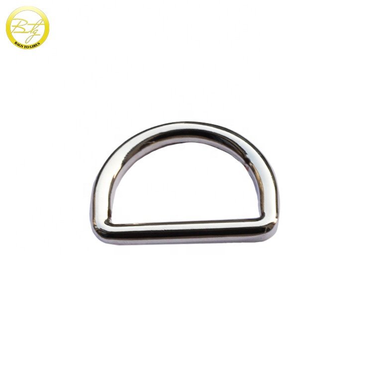 Wholesale bag making accessories, d ring, metal d-ring buckle for dog collars