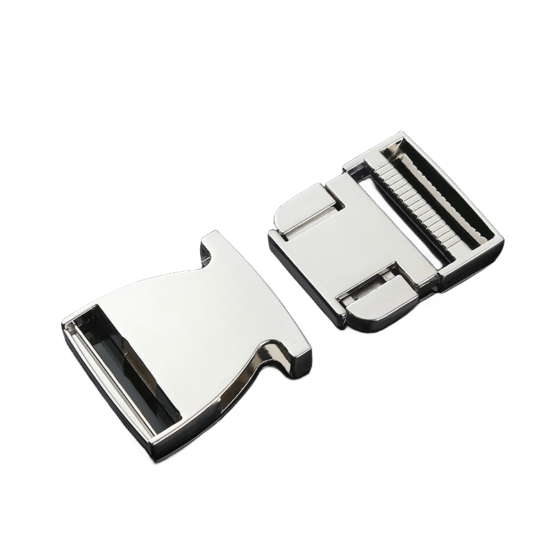 Q083-32 Wholesale 32mm Metal Quick Release Buckle For Backpack Accessories Custom Aluminum Heavy Duty Metal Buckles For Bags