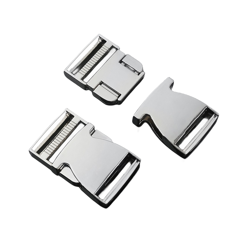 Q083-32 Wholesale 32mm Metal Quick Release Buckle For Backpack Accessories Custom Aluminum Heavy Duty Metal Buckles For Bags