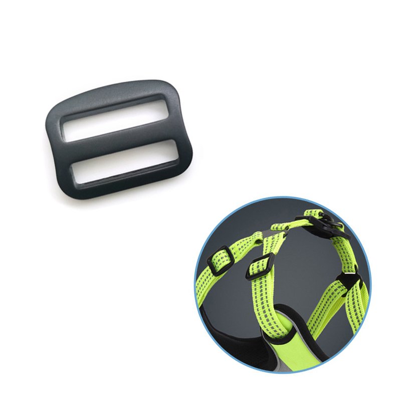 Lingzhen Luggage Hardware Aviation Aluminum Glide Belt Buckle Alloy Slider Buckle For Backpack Adjuster Shoulder Strap Buckles