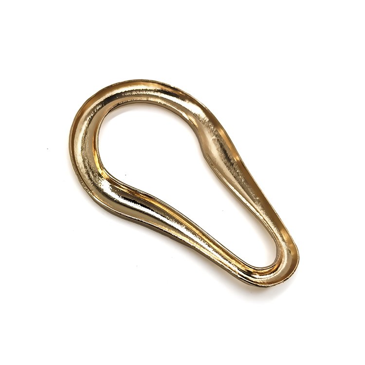 Oem Custom New Special Designer Gourd Shape Big Size Decorative Belt Buckles Metal Ring Buckle For Belt And Handbags