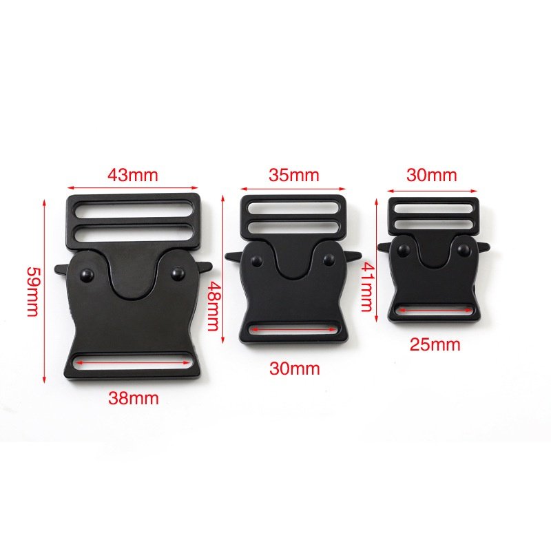 Fashion Clothing Adjustable Buckle Quick Release Dog Collar Buckles Adjustable Bag Strap Side Clip Belt Buckle