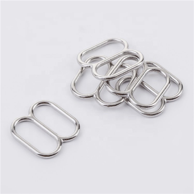 Zinc Alloy Swimwear Buckles Iron Bra Ring Slider clasp for Swimwear Underwear Accessories
