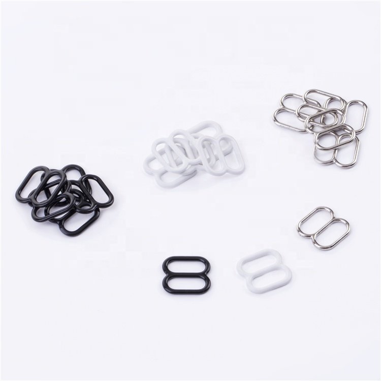 Zinc Alloy Swimwear Buckles Iron Bra Ring Slider clasp for Swimwear Underwear Accessories