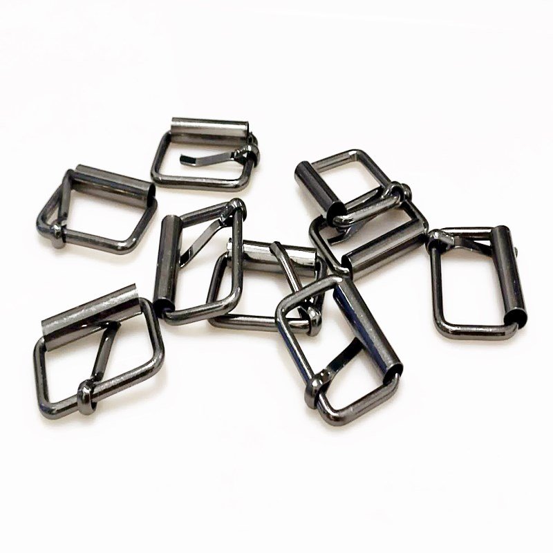 Wholesale High Quality Adjustment Square Key Ring Metal Ring Bag Buckle For Strap