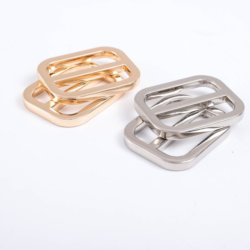 High Quality Zinc Alloy Three-Gear Buckle Backpack Luggage Shoulder Strap Adjustment Buckle