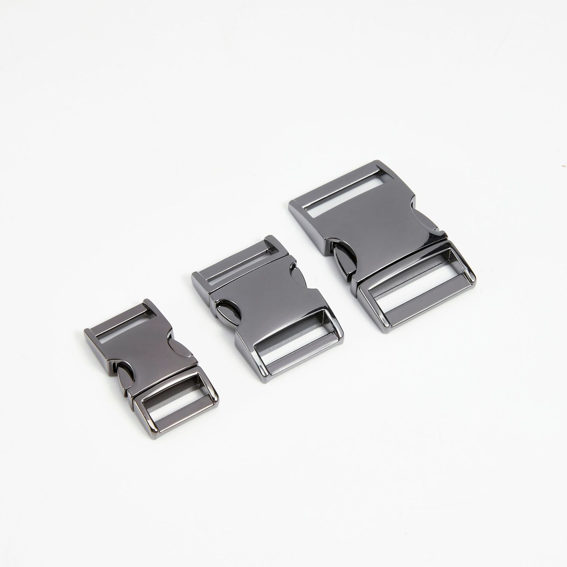 Adjustable 10mm 15mm 20mm 25mm 32mm 38mm Metal Side Release Buckles Dog Collar Bags Webbing Accessories