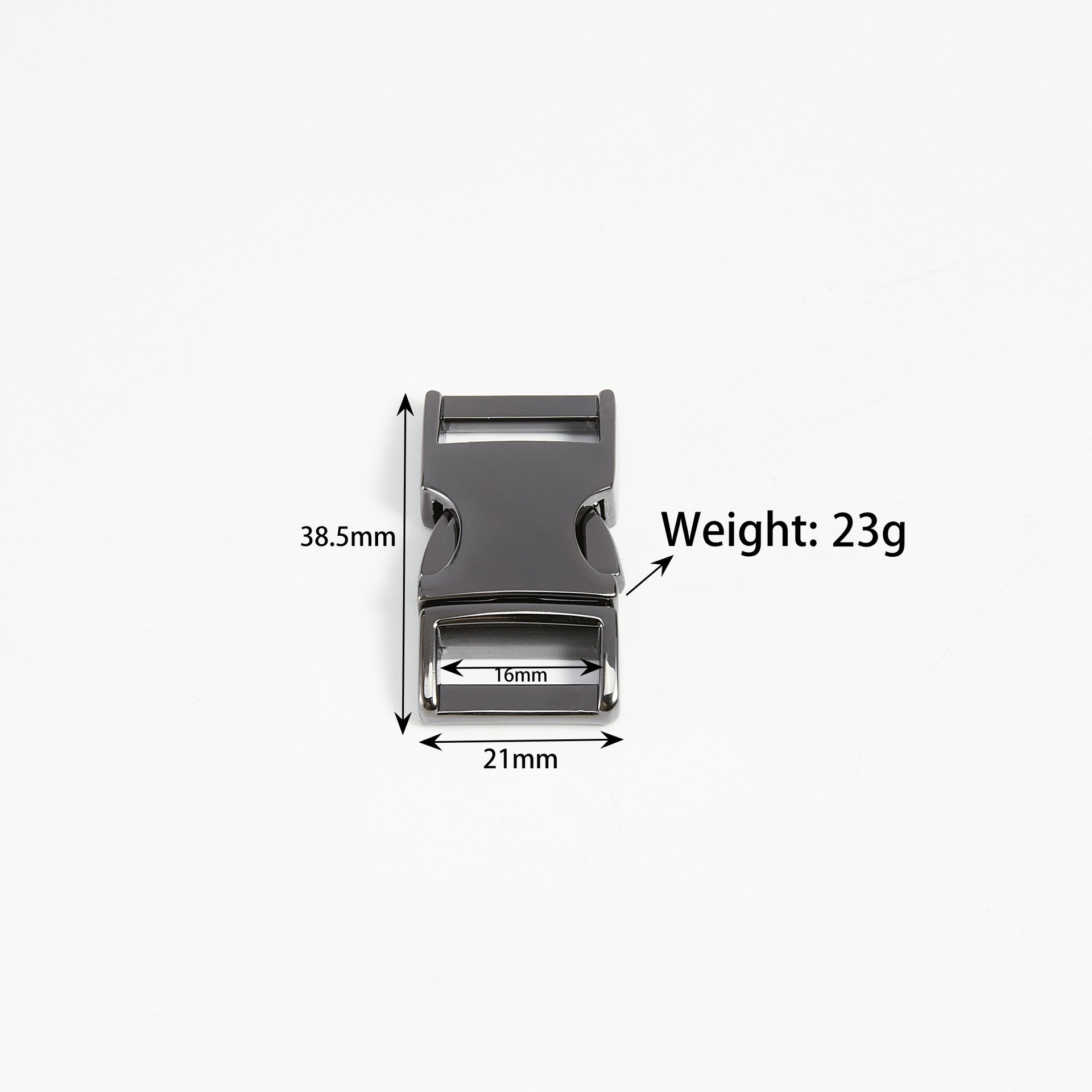 Adjustable 10mm 15mm 20mm 25mm 32mm 38mm Metal Side Release Buckles Dog Collar Bags Webbing Accessories