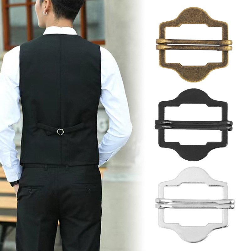 Garment Adjustable Suspenders Overall Buckle Metal Slider Buckle For Vests