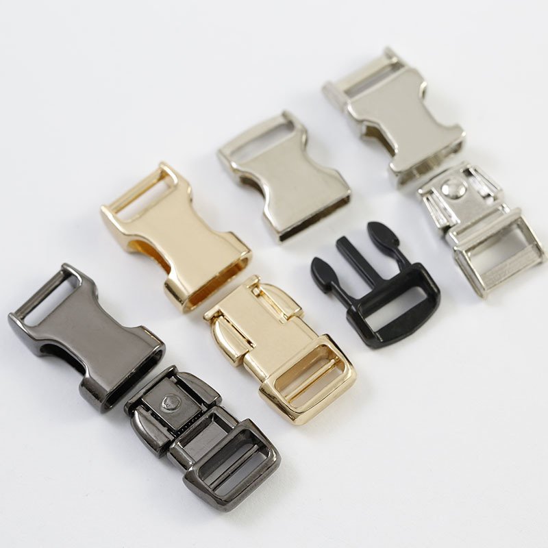 Waist strap Buckle Pet collar Strap Buckle Alloy 10mm small clip Metal fastener