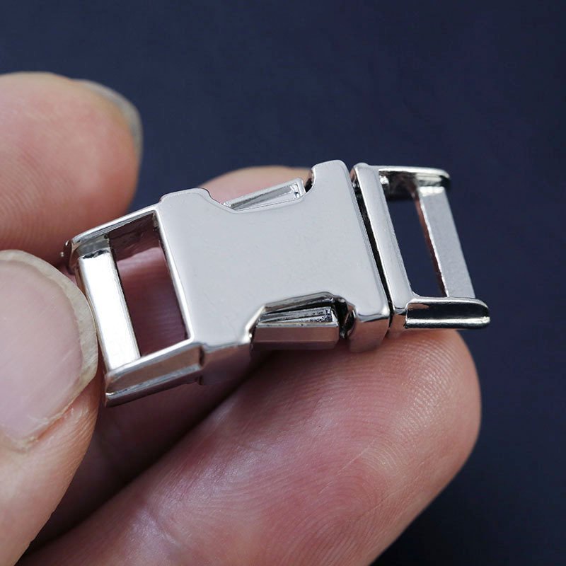 Waist strap Buckle Pet collar Strap Buckle Alloy 10mm small clip Metal fastener