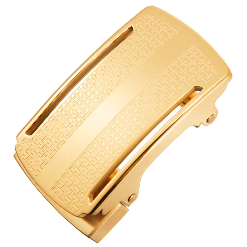 LY36-61675 Automatic steel men's leather designer belt buckle