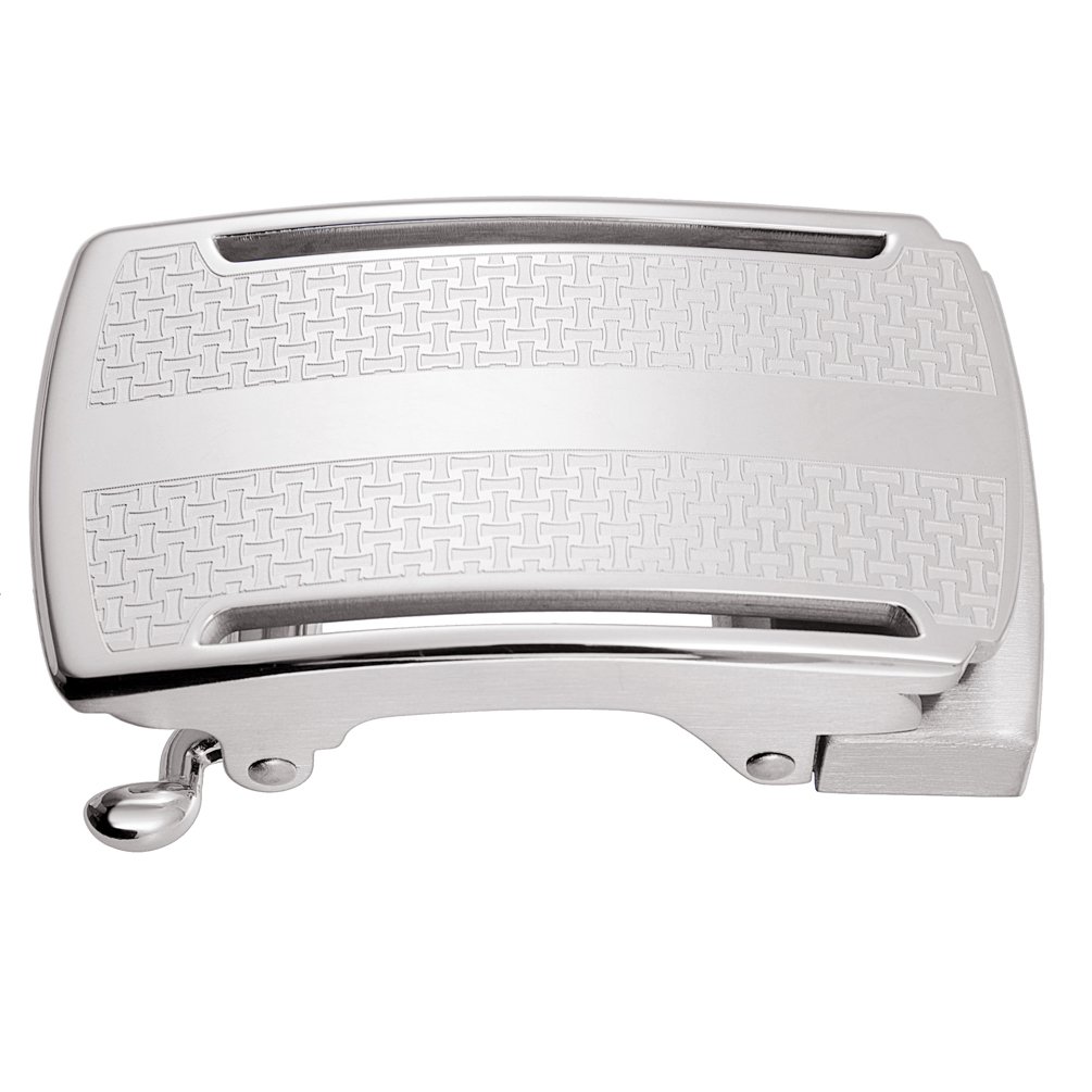 LY36-61675 Automatic steel men's leather designer belt buckle