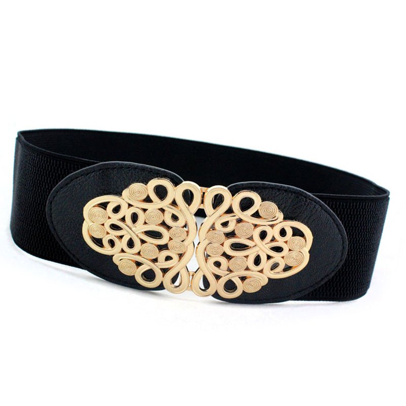 Plus size 65cm 75cm New Fashion Korean Style Buckle Elastic Wide Belt Wide Cummerbund Strap Belt Waist Ladies Women Accessories