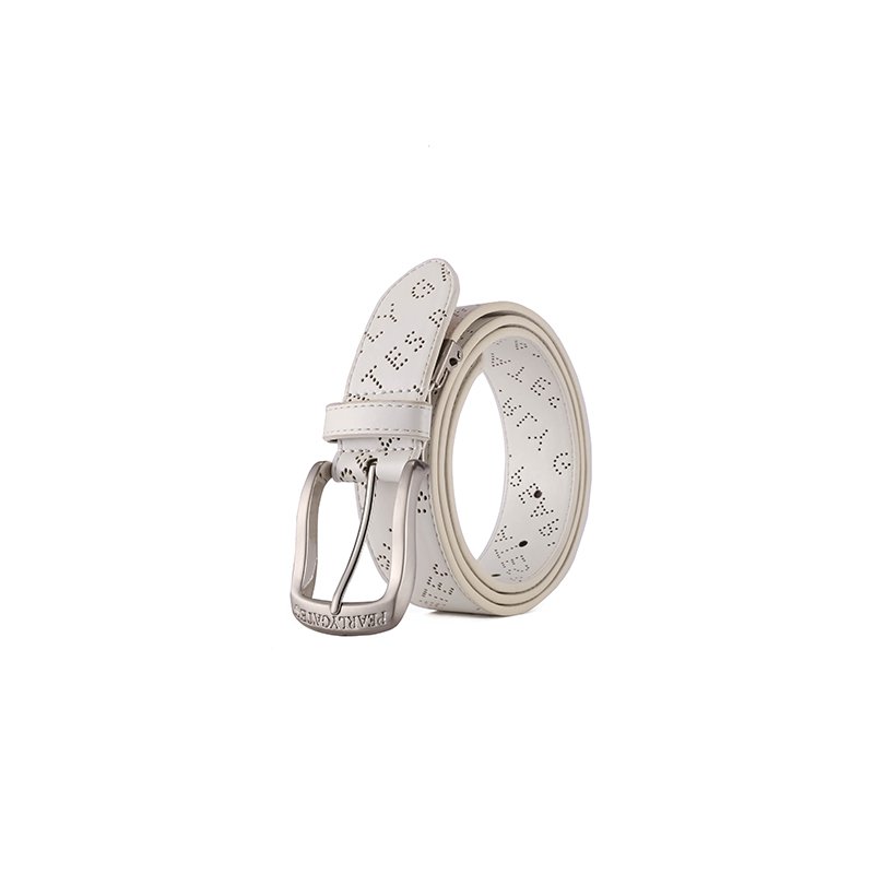 Hot selling High quality PU leather belt with pin buckle casual style belt With Embossing pattern Rivets