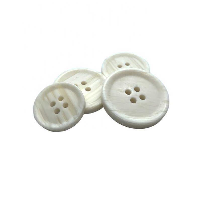 Resin button spot wholesale resin button high-grade suit button matte four-eye pattern buckle
