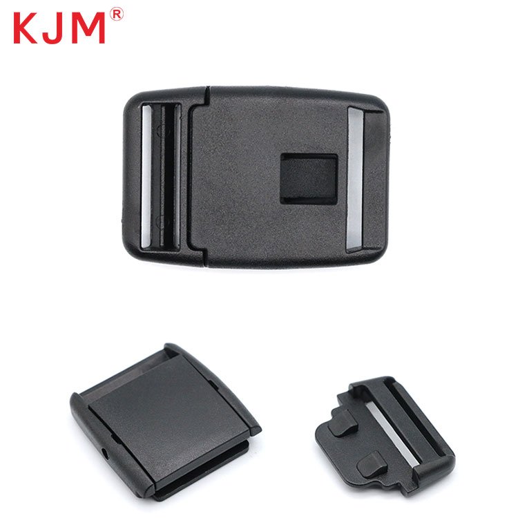 Customized Logo Bag Accessories Mens Belt 25mm Adjustable Belt Clip Pom Recycled Tactical Plastic Belt Buckle