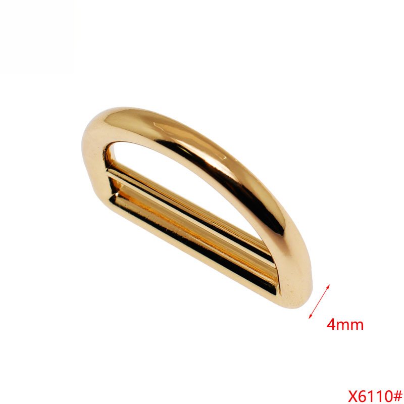 wholesale metal D Ring zinc alloy dog buckle plated leather bag buckle hardware metal buckle 19mm/25mm/32mm/38mm for handbags