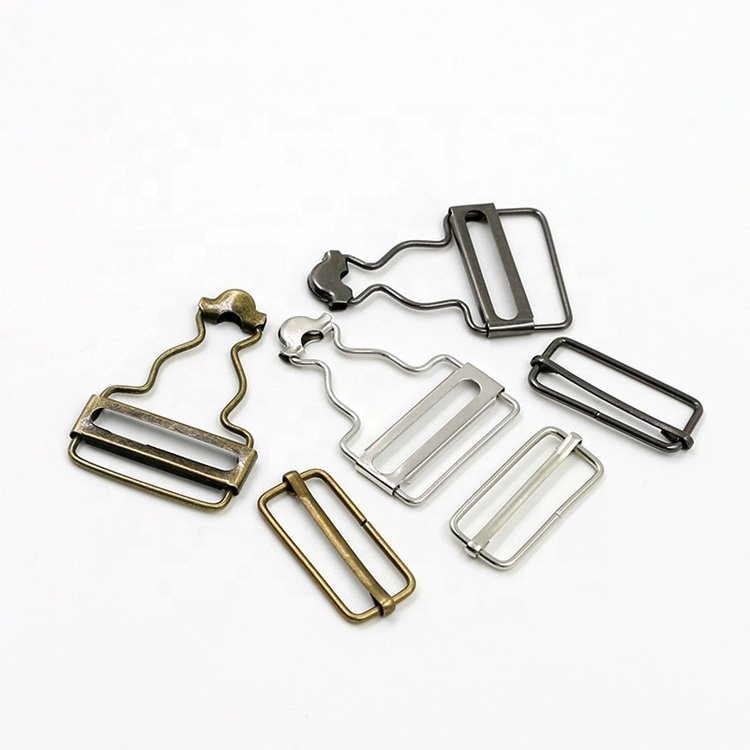 Wholesale Suspender Adjustable Buckles Adjustment Jeans Suspender Buckle Clasps