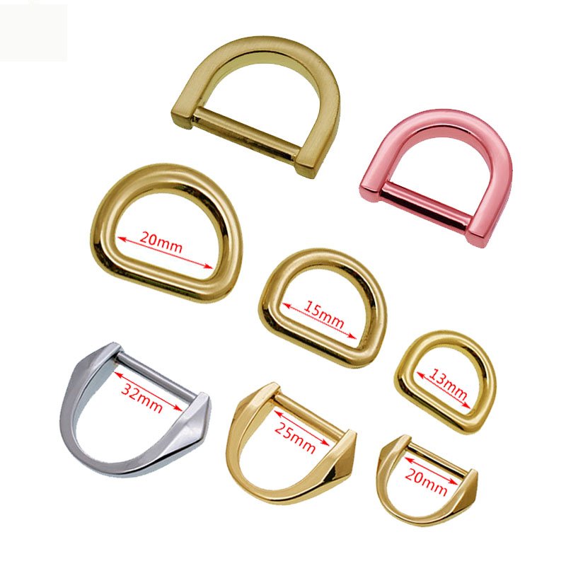 New style metal D ring buckle shoe and handbag hardware accessories