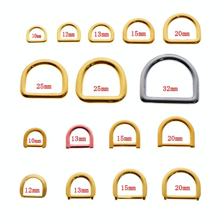 New style metal D ring buckle shoe and handbag hardware accessories