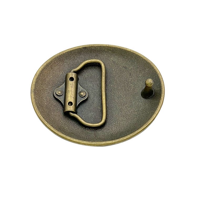 round western cowboy belt buckle antique brass gemstone belt buckle oval western belt buckle for men