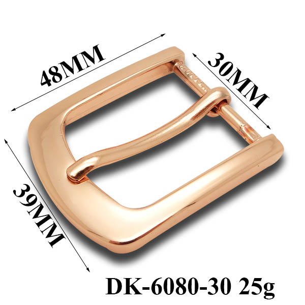 Zinc Alloy Nice Polishing Perfect Plating Rose Gold Color Belt Buckle Pin Buckle for Women Straps