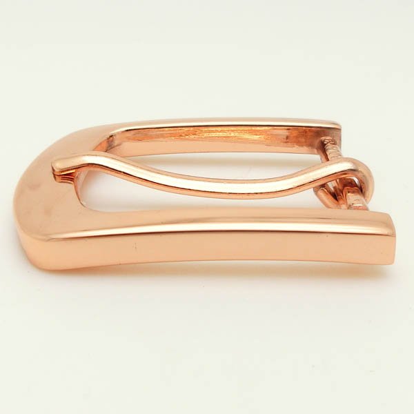 Zinc Alloy Nice Polishing Perfect Plating Rose Gold Color Belt Buckle Pin Buckle for Women Straps