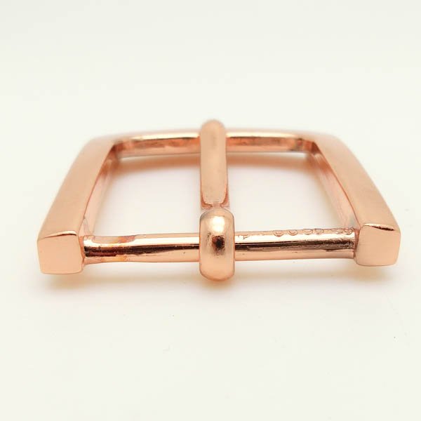 Zinc Alloy Nice Polishing Perfect Plating Rose Gold Color Belt Buckle Pin Buckle for Women Straps