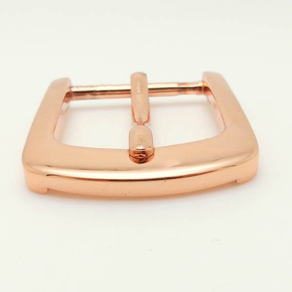 Zinc Alloy Nice Polishing Perfect Plating Rose Gold Color Belt Buckle Pin Buckle for Women Straps