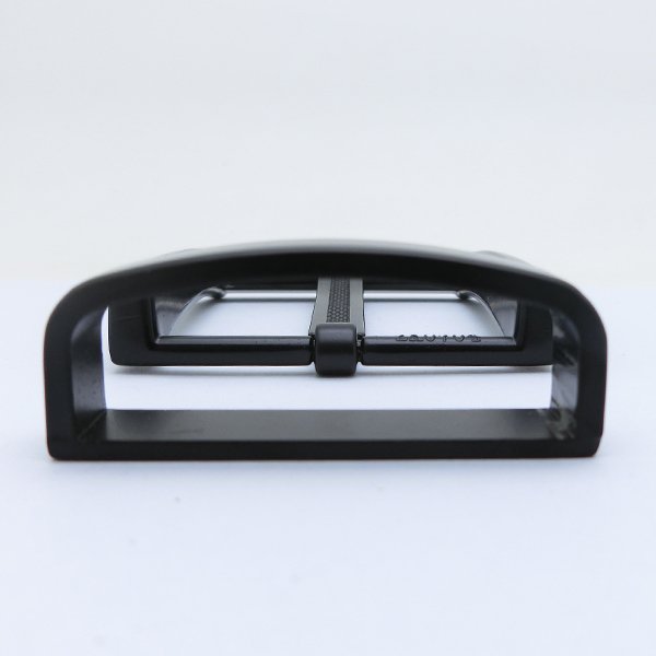 Ultra Black 40mm Matte Electrophoresis Pin Buckle Loop High Quality Men's Classical Belt Buckles Fashion Zinc Alloy Metal Bags