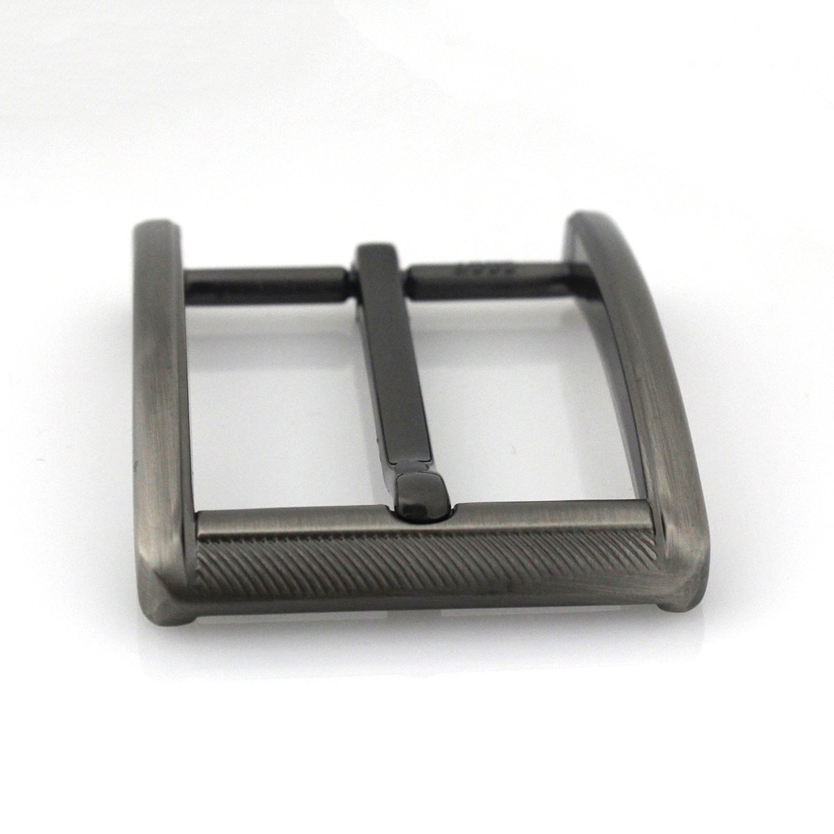 35mm Metal Brushed Belt Buckles Single Pin End Bar Half Bar Buckle Fit for 32mm-34mm Belt Leather Craft Jeans Parts