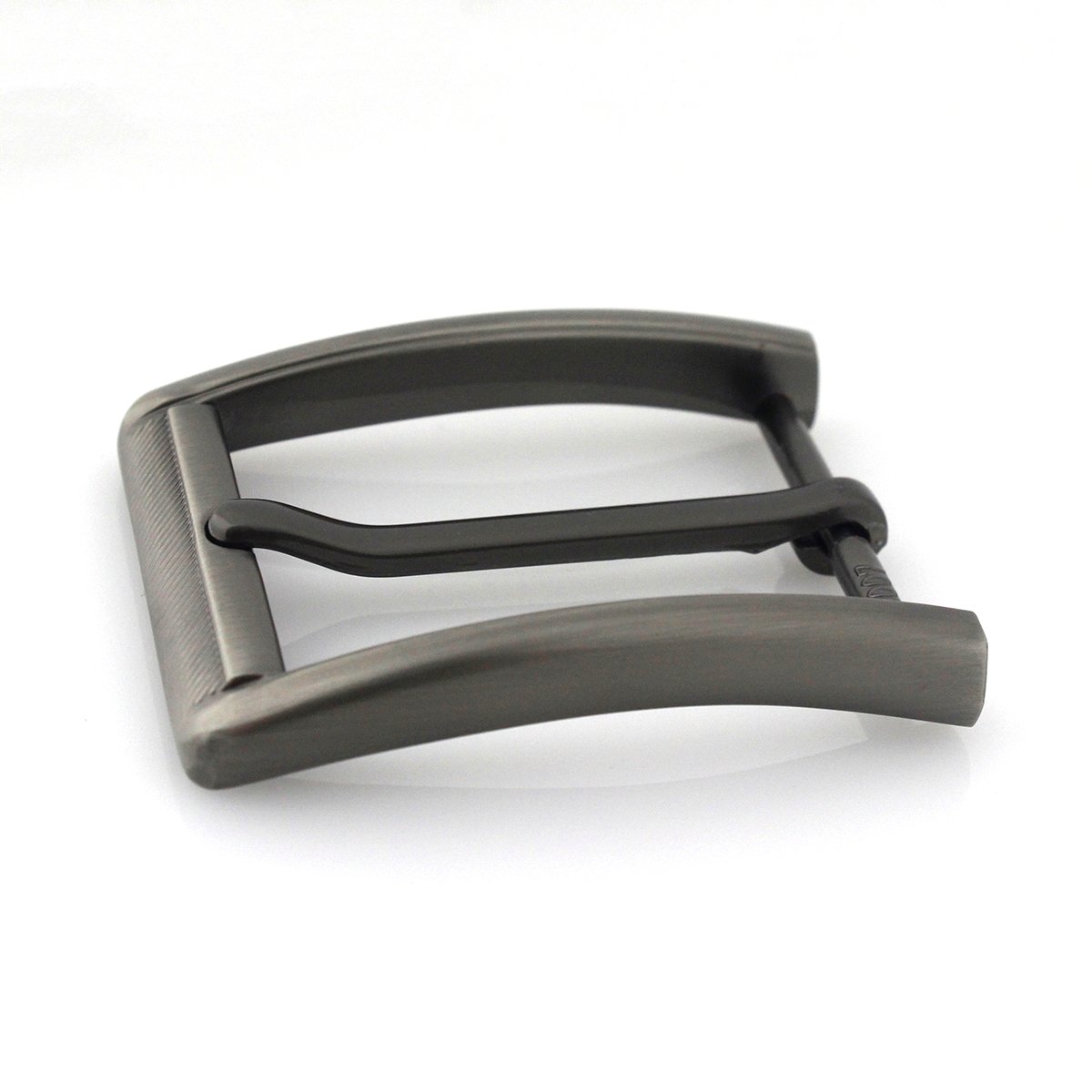 35mm Metal Brushed Belt Buckles Single Pin End Bar Half Bar Buckle Fit for 32mm-34mm Belt Leather Craft Jeans Parts