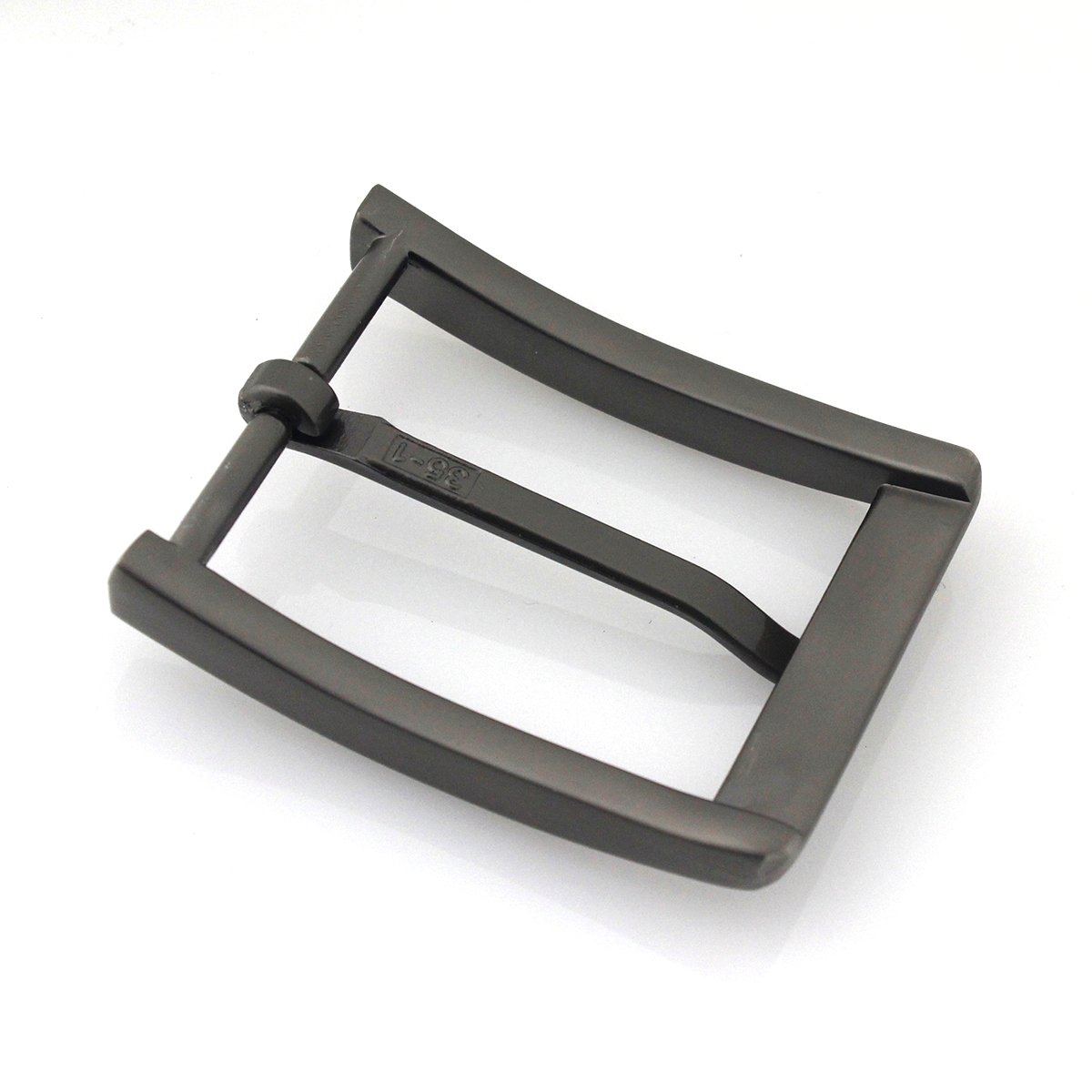 35mm Metal Brushed Belt Buckles Single Pin End Bar Half Bar Buckle Fit for 32mm-34mm Belt Leather Craft Jeans Parts