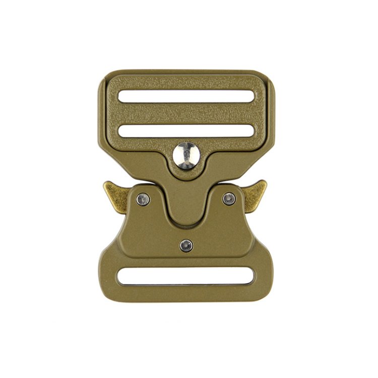 Mass Custom Color Fashion Garments Accessories Tactical Side Quick Release Metal Belt Adjustable Straps DIY Bag Buckle 38mm
