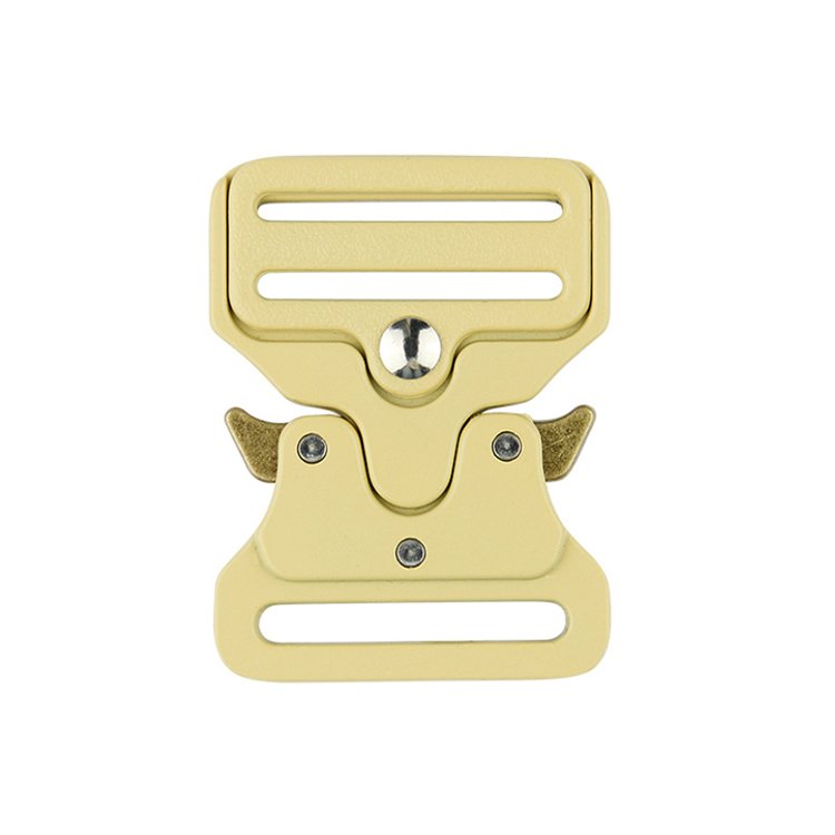 Mass Custom Color Fashion Garments Accessories Tactical Side Quick Release Metal Belt Adjustable Straps DIY Bag Buckle 38mm
