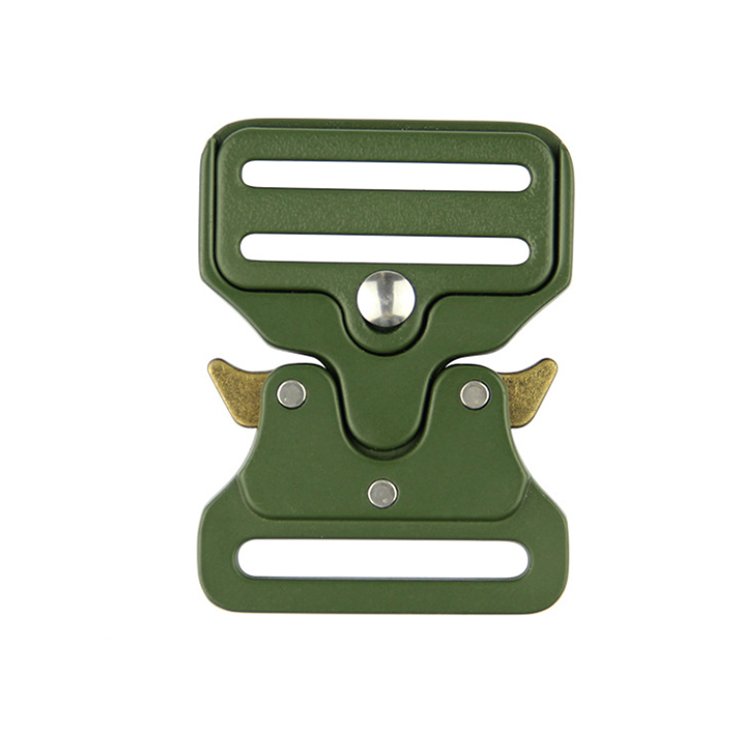 Mass Custom Color Fashion Garments Accessories Tactical Side Quick Release Metal Belt Adjustable Straps DIY Bag Buckle 38mm