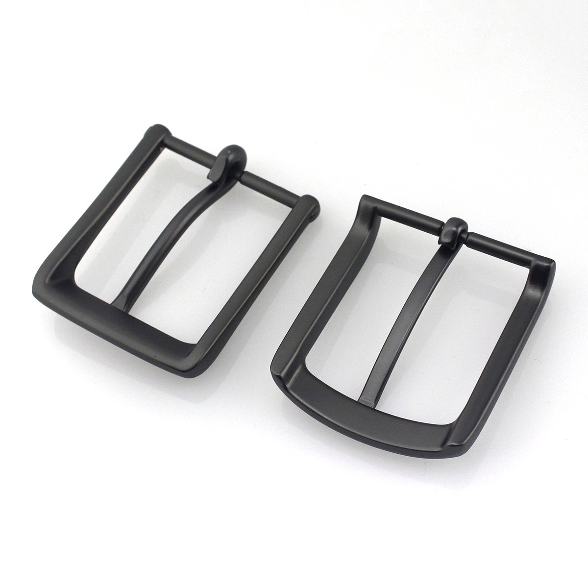 Metal Belt Buckle 35mm Matte Black Single Pin Buckle Jeans Waistband Buckles For 32mm-34cm Belt Leather Craft Accessories