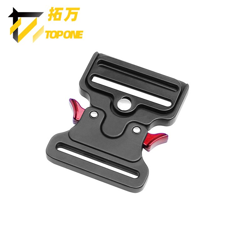 50MM All Black Casual Belt Buckle Custom Logo Tactical cobra Buckle