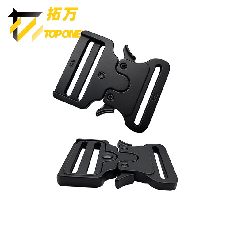50MM All Black Casual Belt Buckle Custom Logo Tactical cobra Buckle
