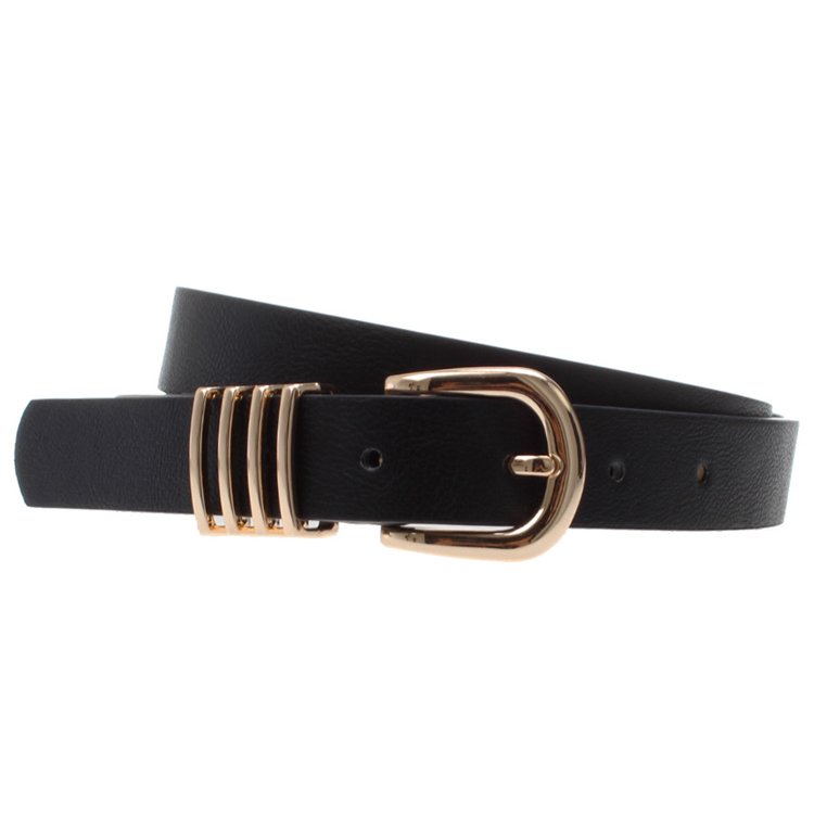 PU fashion custom belt buckle women designer belts