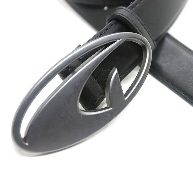 Wholesale Women's Fashion Vintage D Buckle Belts Different Geometric Pin Buckle Waistband pu leather 1:1 brand Belts